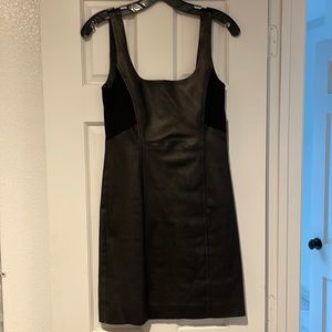 Theory leather dress